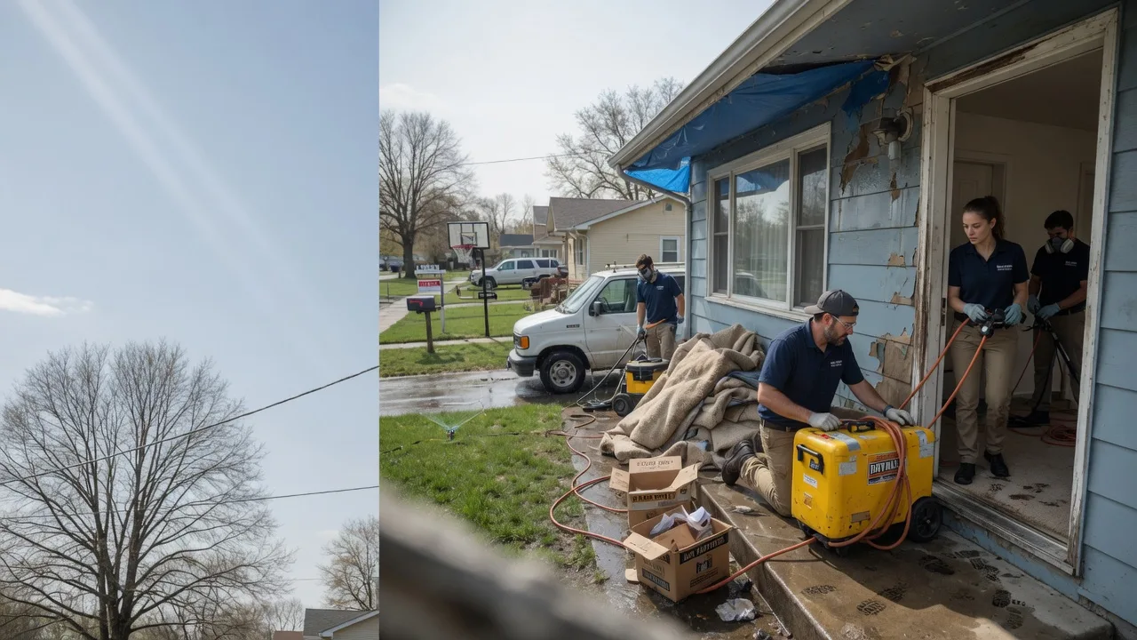 Basement Flood Cleanup in Burfordville, MO near me